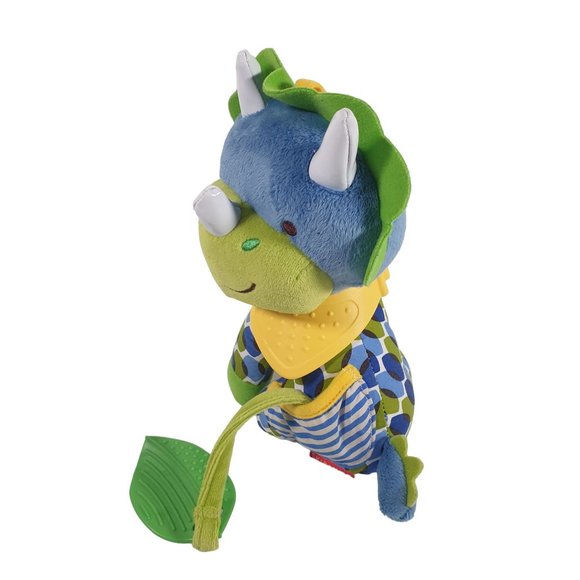Skip Hop Bandana Buddies Dinosaur Plush Toy Child Soft Clean Infant - Picture 6 of 9